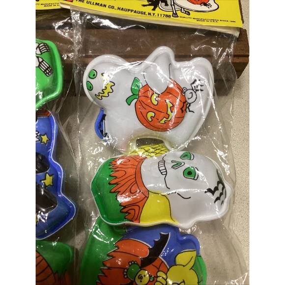 VINTAGE Ullman Halloween Fillable Plastic Party Favors Treat Boxes 2 Sealed Sets - Picture 16 of 16